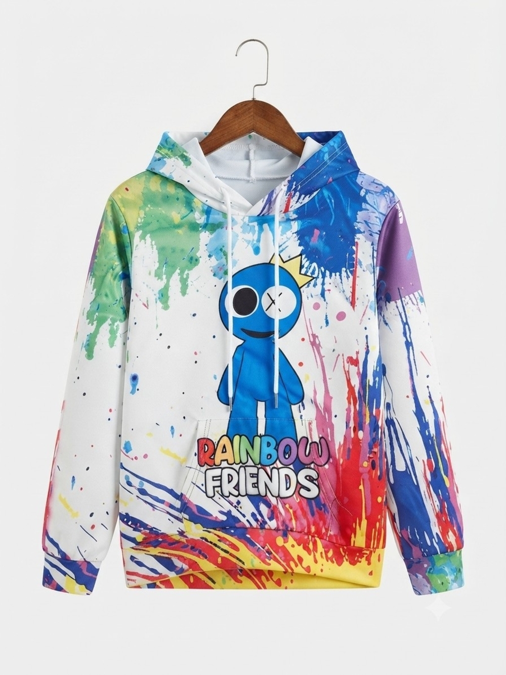 NWOT Roblox Rainbow Friends Color Splash Hoodie  (0154)